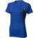 Camiseta técnica Quebec de manga corta blanca detalles de color de mujer Azul/antracita