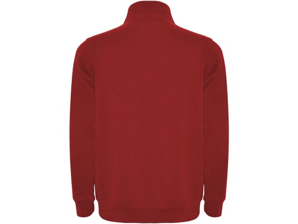 Sudadera con media cremallera Aneto de Roly Rojo detalle 37