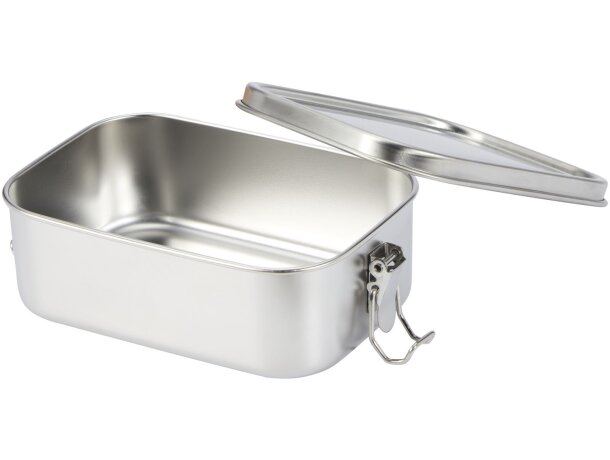 Fiambrera Titan acero inoxidable reciclado 750ml con tapa Plateado detalle 4