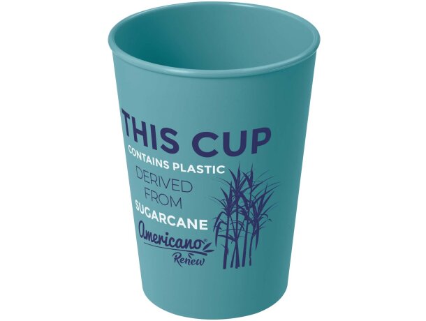 Vaso 300 ml Switch Renew bioplástico caña de azúcar Azul arrecife detalle 5