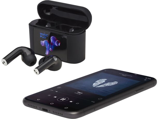Auriculares TWS Fusion Negro intenso detalle 9