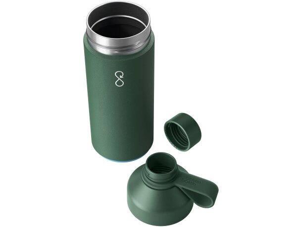 Botella agua Big Ocean Bottle 1000ml acero inoxidable reciclado Verde bosque detalle 17