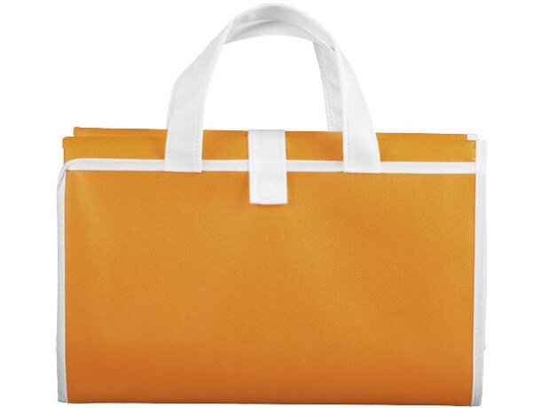 Esterilla de playa plegable con asas dobles personalizada naranja Esterilla de playa plegable con asas dobles personalizada naranja