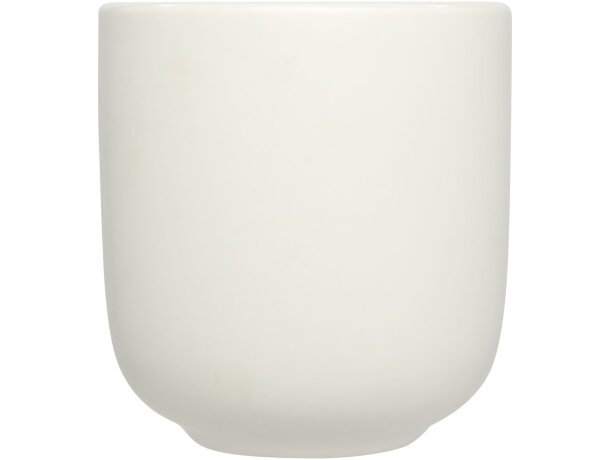 Set de cuatro tazas de expreso Male 90ml en cerámica Blanco detalle 3