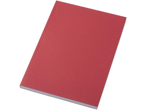 Libreta A5 Novella Austen papel reciclado certificado FSC Rojo detalle 9