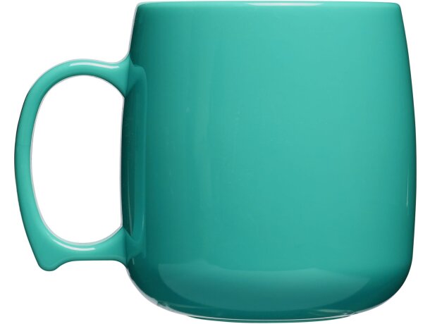 Taza de plástico clásica de 300 ml Azul aqua detalle 15