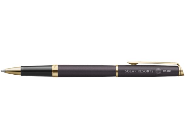 Rollerball Waterman Hemisphere con acabado lacado metalizado Negro intenso detalle 1