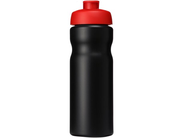 Baseline® Plus Bidón deportivo con tapa Flip de 650 ml Negro intenso/rojo detalle 4