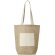 Bolsa de yute con pequeño bolsillo frontal
