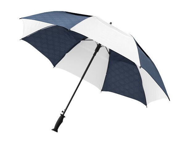 Paraguas automático con ventilación con logo blanco Paraguas automático con ventilación con logo blanco