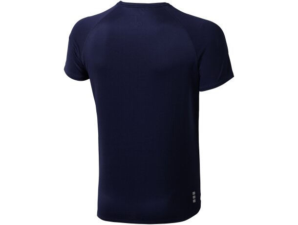 Camiseta de manga corta unisex niagara de Elevate 135 gr Azul marino detalle 21