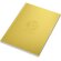 Libreta A5 tapa blanda metalizada Novella Austen Dorado detalle 1