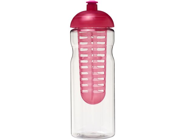 H2O Active® Base Bidón deportivo e infusor con Tapa Dome de 650 ml Transparente/rosa detalle 16