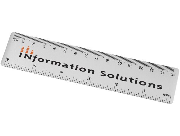 Regla de plástico flexible Rothko 15 cm con doble escala Transparente detalle 22