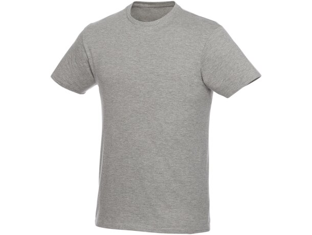 Camiseta personalizada Heros algodón suave cuello redondo unisex Gris claro detalle 133