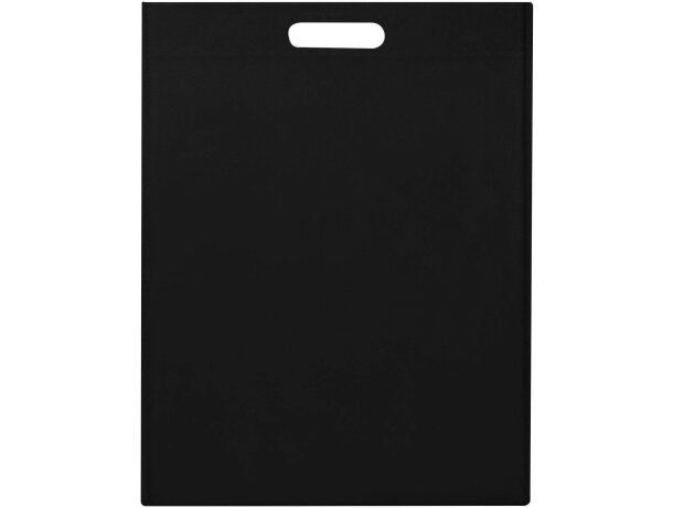 Bolsa tote EcoSeal de poliéster reciclado con certificado GRS Negro intenso detalle 3
