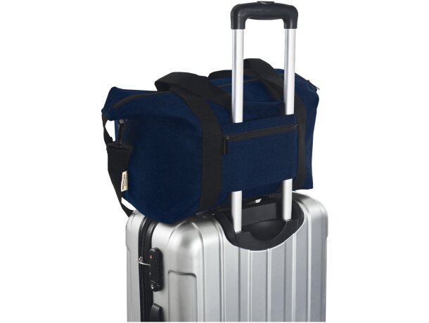 Bolsa deportiva Joey lona reciclada GRS 25 litros Azul marino detalle 13