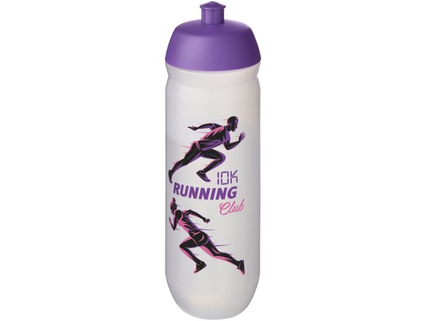 Bidón deportivo de 750 ml HydroFlex™ Clear Morado/transparente escarchado detalle 17