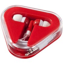 Auriculares Rebel con estuche triangular protector