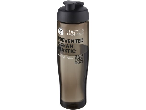 Bidón deportivo con tapa Flip de 700 ml H2O Active® Eco Tempo Negro intenso/carbón detalle 8