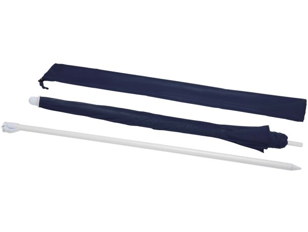 Sombrilla playa Zenith poliéster estructura hierro 162 cm Azul marino detalle 4