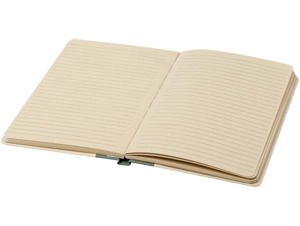 Libreta tapa dura A5 Liliana en rPET y papel caña de azúcar detalle 8