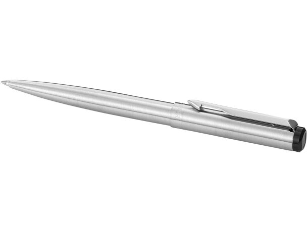 Bolígrafo en acero elegante con clip en estuche Parker Plateado detalle 4