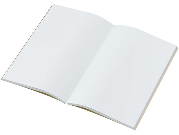Libreta A5 tapa blanda metalizada Novella Austen Dorado detalle 3