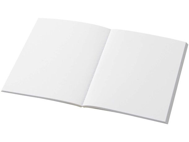 Libreta A6 tapa blanda Novella Austen papel FSC Blanco detalle 3