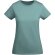 Camiseta mujer algodón orgánico Breda de Roly Azul polvoriento