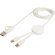 Cable 5 en 1 plástico reciclado Citala carga rápida 27W Blanco detalle 12