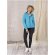 Chaqueta softshell reciclada Coltan para mujer con GRS Gris tormenta detalle 12