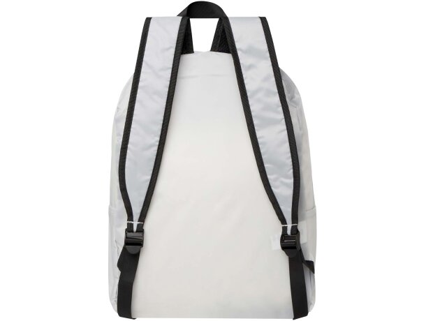 Mochila plegable EcoFold 15 litros de poliéster reciclado GRS Blanco detalle 6