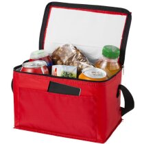 Bolsa isotérmica poliéster 210d personalizada roja Bolsa isotérmica poliéster 210d personalizada roja
