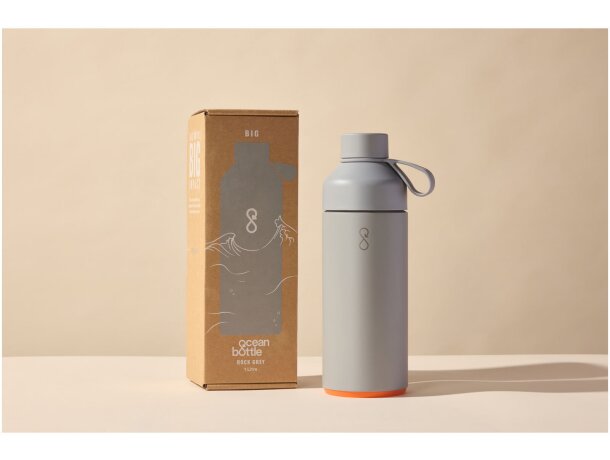 Botella agua Big Ocean Bottle 1000ml acero inoxidable reciclado detalle 19