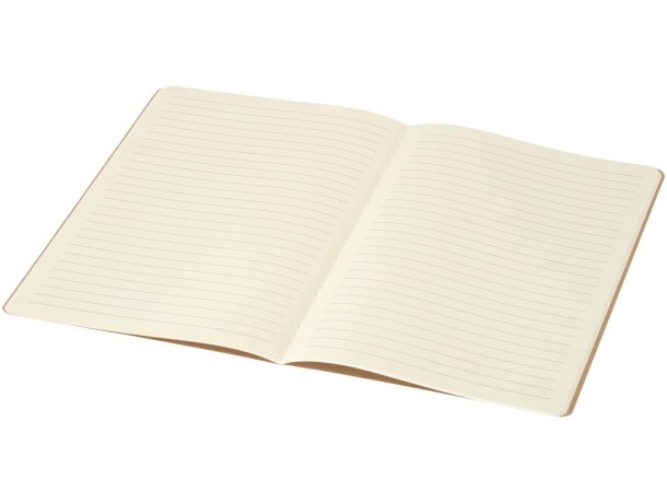 Libreta kraft A5 Slyk con papel certificado FSC Natural detalle 4