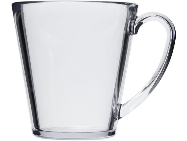 Taza plástico San suprema 350 ml personalizable corporativa Transparente claro detalle 5