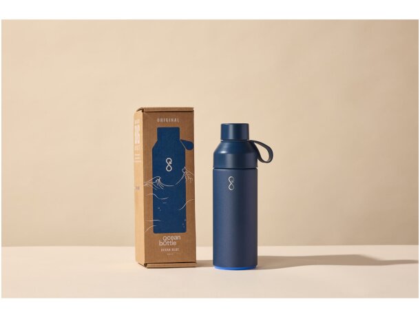 Botella térmica Ocean Bottle 500ml con aislamiento al vacío Azul océano detalle 8