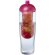 H2O Active® Tempo Bidón deportivo e infusor con Tapa Dome de 700 ml Transparente/rosa