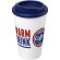Vaso térmico Americano 350 ml con aislamiento de doble pared Blanco/azul detalle 25