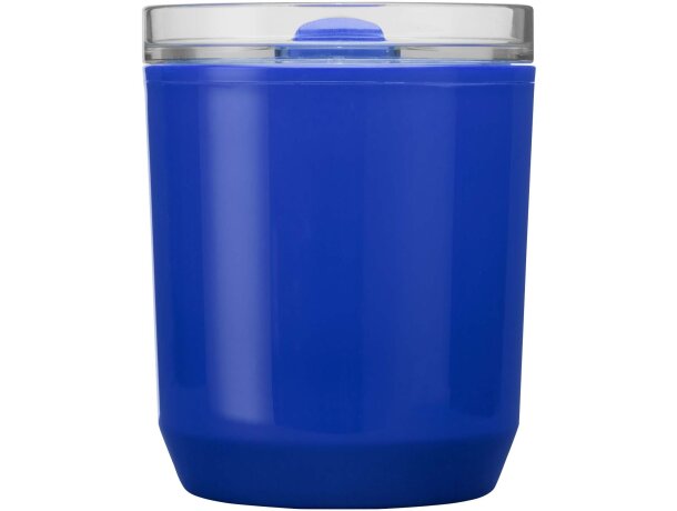 Vaso de doble pared Hudson 180ml plástico reciclado Azul detalle 18