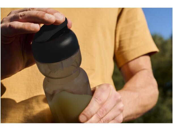 Bidón deportivo Mepal Shaker 800 ml con mezclador integrado Azul detalle 3