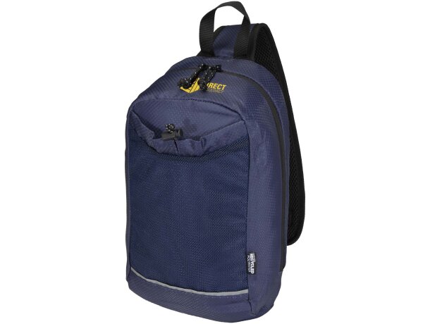 Bolsa cruzada de hidratación Nomad 6L en poliéster reciclado Azul marino detalle 7