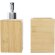 Set de baño de bambú de 3 piezas Hedon Natural detalle 4