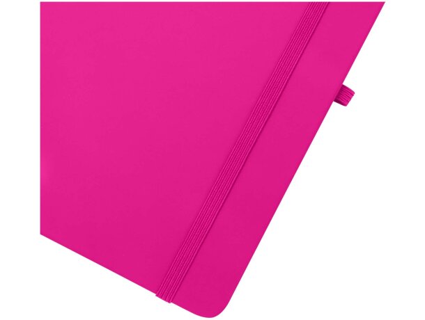 Libreta tapa dura A6 Spectrum Plus con papel FSC certificado Rosa detalle 60