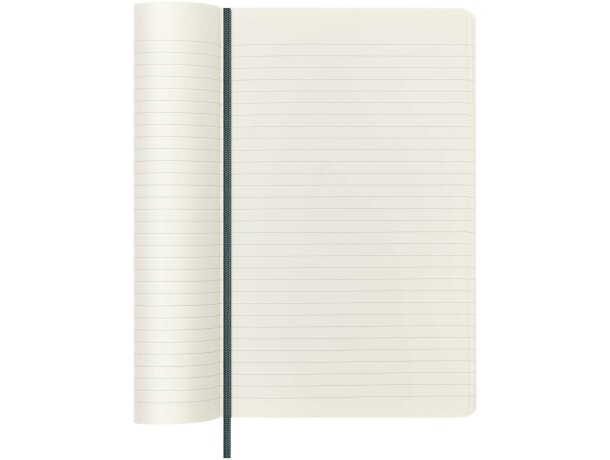 Libreta tapa blanda rayada Moleskine Vegea Boa efecto pitón Verde detalle 9