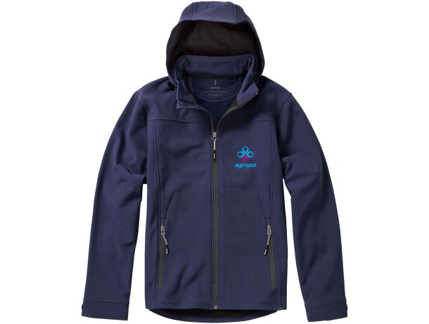 Chaqueta softshell de hombre Langley impermeable transpirable Azul marino detalle 18