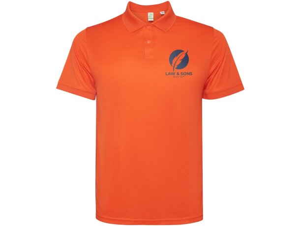 Polo manga corta hombre Tormo Roly poliéster reciclado detalle 5