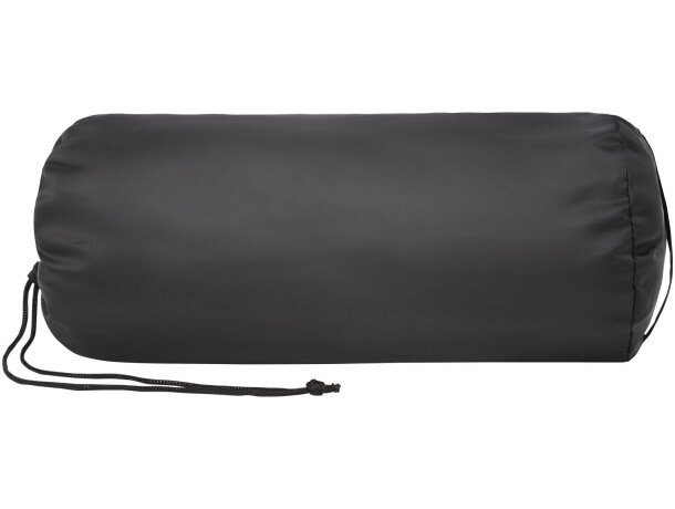 Manta polar coral Lily de RPET certificada GRS con funda Negro intenso detalle 12