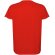 Camiseta manga corta infantil Estoril Roly poliéster reciclado Rojo detalle 14
